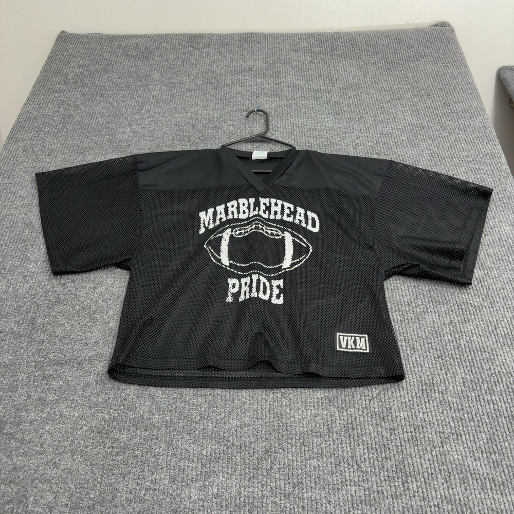Marblehead Pride VKM Jersey Adult S/M Black Polyester Mesh V Neck Sportswear